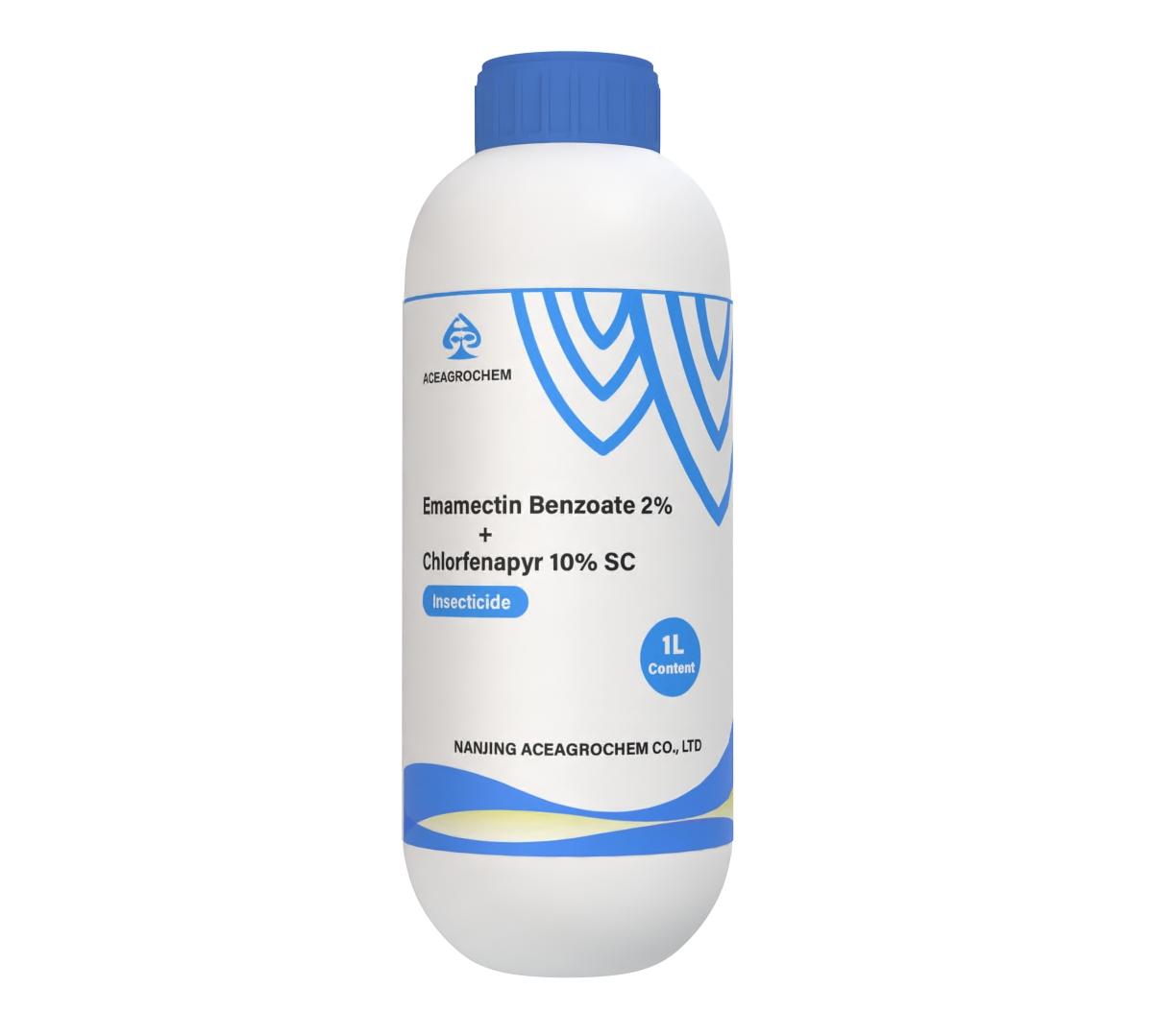 Emamectin Benzoate 2% + Chlorfenapyr 10% SC
